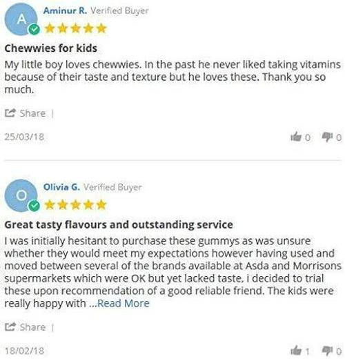 Chewwies Vitamin D - Chewable D3 Vegan Gummies- Gelatin Free, Sugar Free, Halal and Gluten Free, Non-GMO - for Adults and Children to Support Healthy Growth and Development (30 Day Supply)