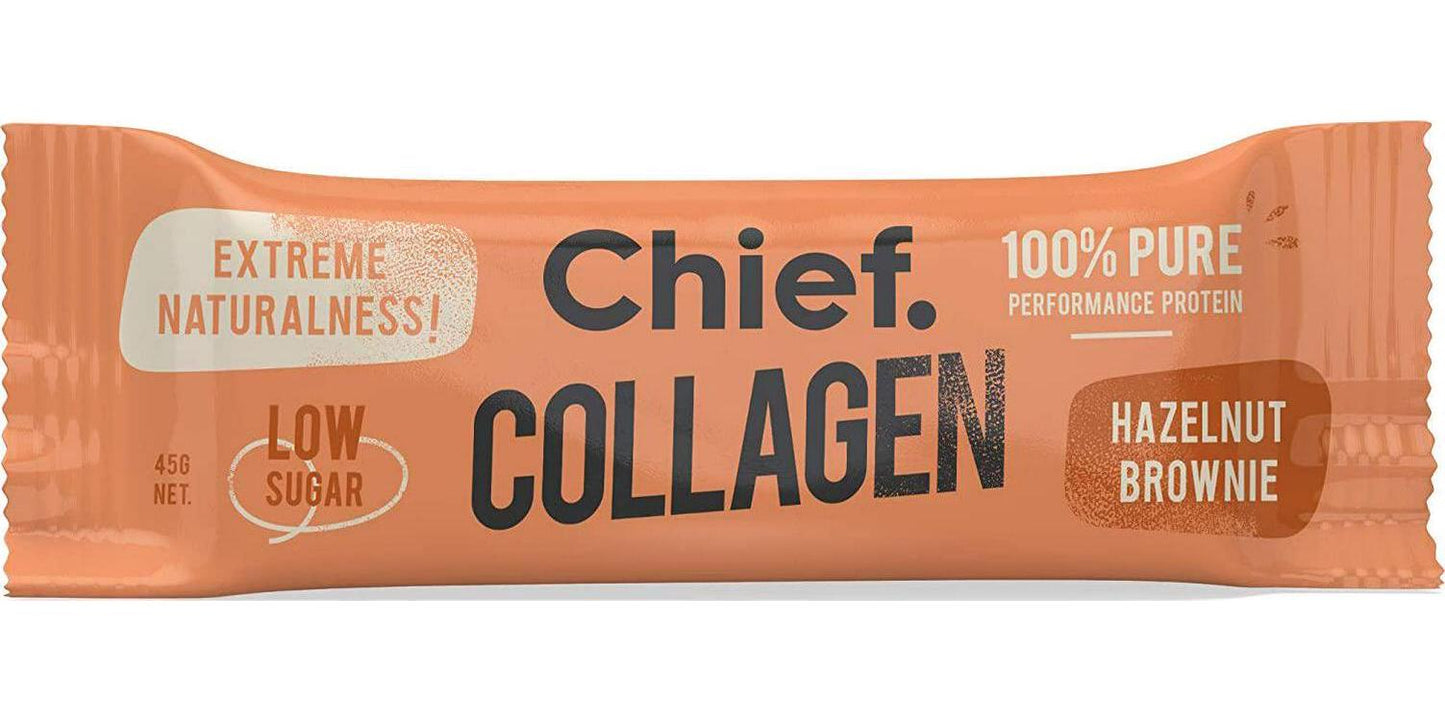 Chief Nutritions Collagen Hazelnut Brownie Bar 45 g