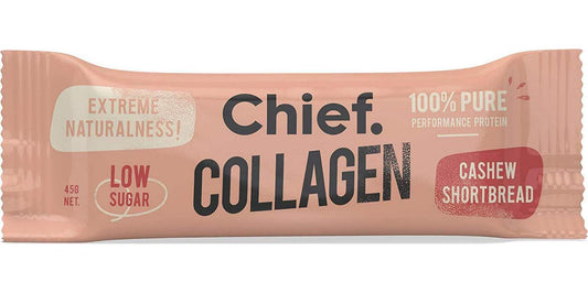 Chief Nutritions Collagen Cashew Shortbread Bar 45 g