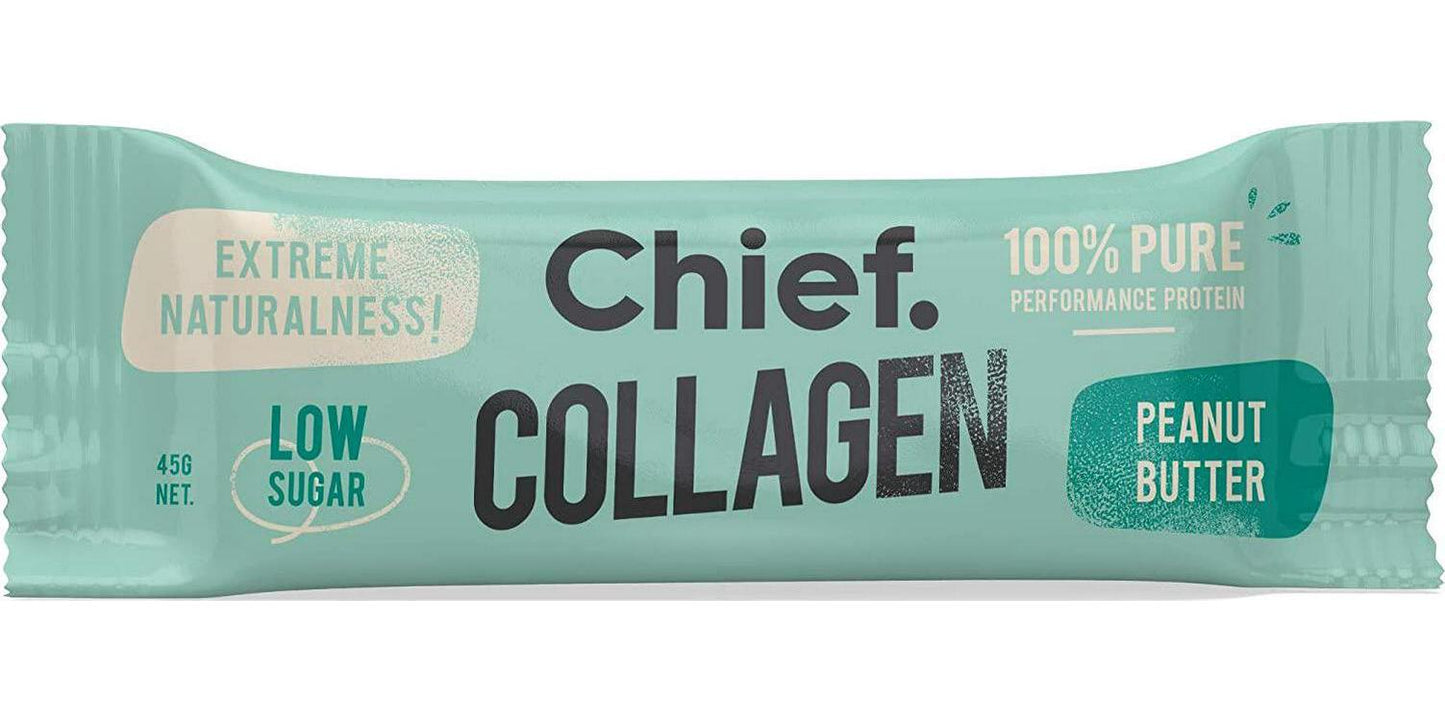 Chief Nutritions Peanut Butter Collagen Bar 45 g