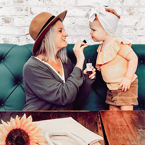 ChildLife Essentials Organic Vitamin D3 - Vitamin D Drops for Kids, Supports Immune, Respiratory, Heart, and Bone Health, All-Natural, Gluten-Free, Non-GMO - Natural Berry Flavor, 1 Fl Oz Bottle (Pack of 2)