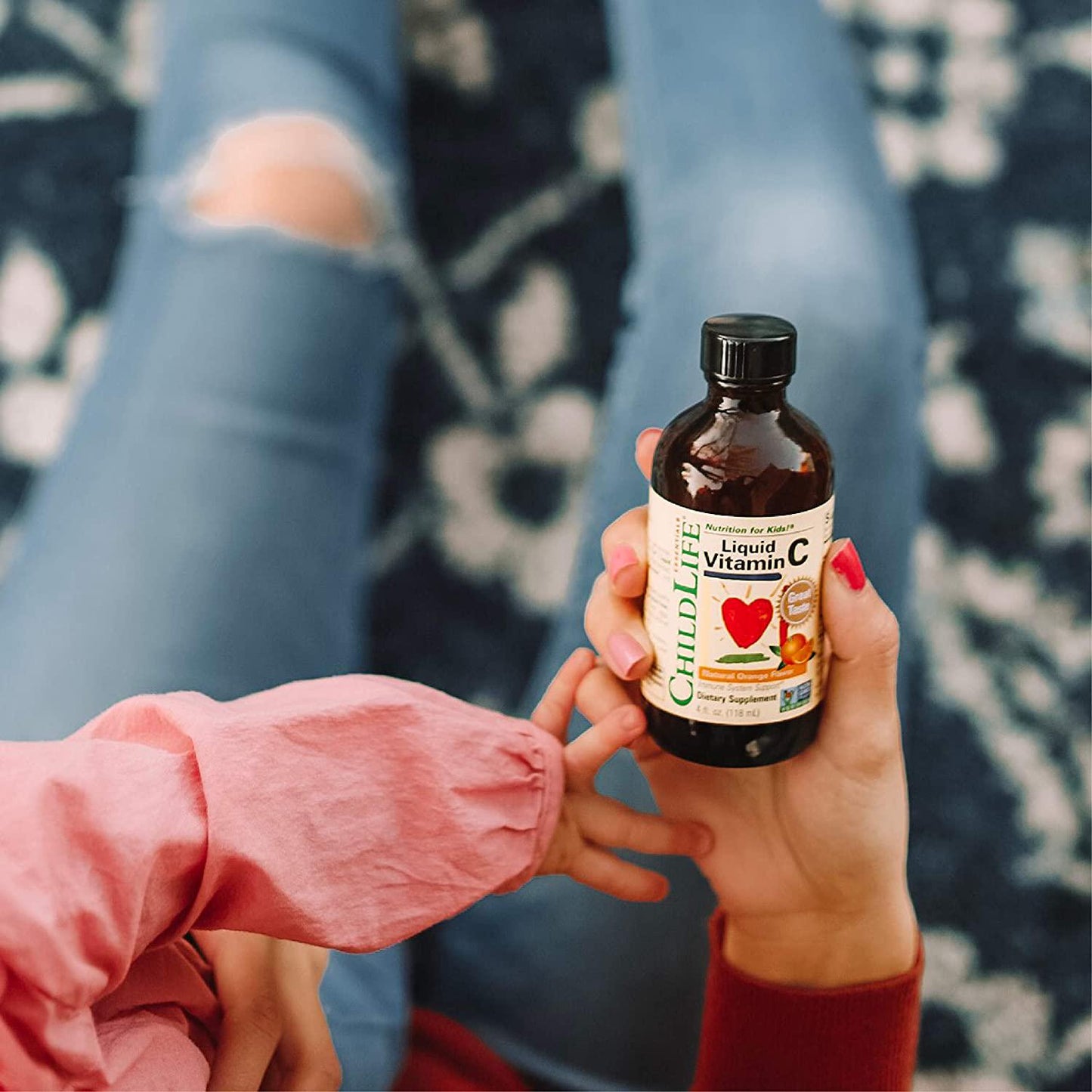 Child Life Liquid Vitamin C, Orange Flavor, Glass Bottle, 4-Ounce (Pack of 3)