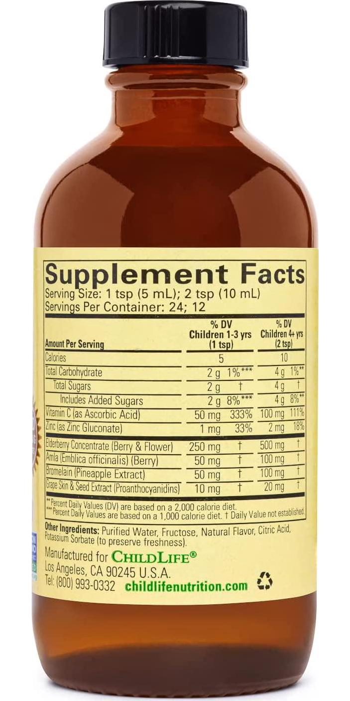 Childlife Child Life Aller-Care, Glass Bottle, 4-Ounce