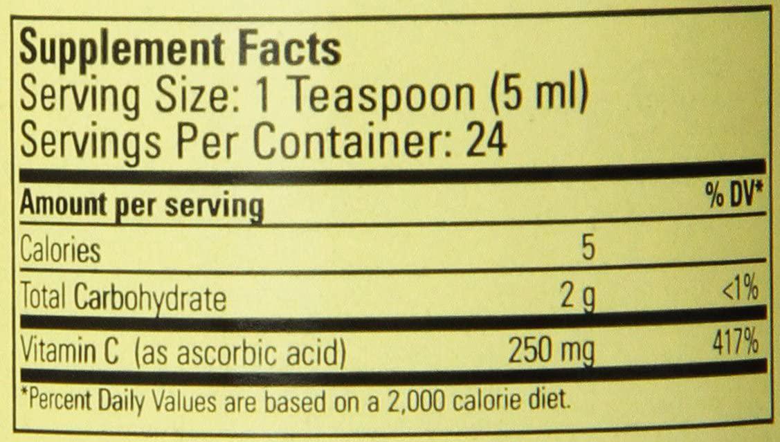 Childlife Child Life Liquid Vitamin C, Orange Flavor, Glass Bottle, 4-Ounce