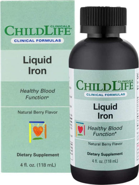 Childlife Clinicals, Liquid Iron, Natural Berry, 4 fl oz (118 ml),Childlife Clinicals, Liquid Iron, Natural Berry, 4 fl oz (118 ml)