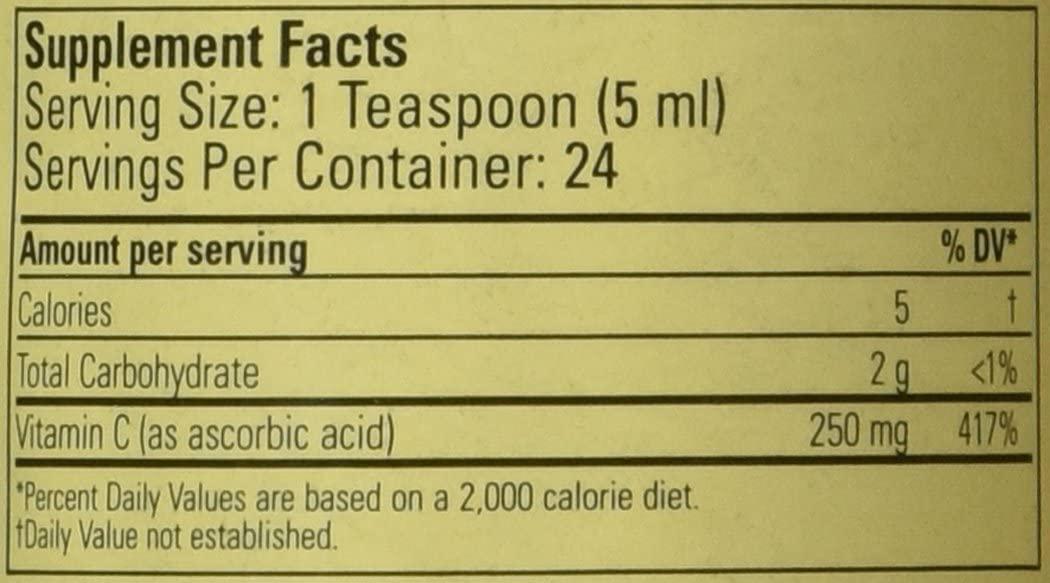 Childlife Liquid Vitamin C, Orange Flavor, 4 Oz (pack of 2)