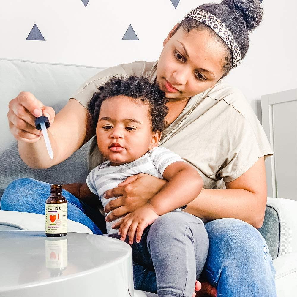 Childlife Vitamin D3, Berry Flavor, Glass Bottle, 1-Ounce (3 Pack)