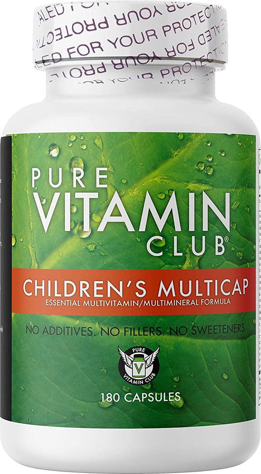Children's Multivitamin with All 13 Essential Vitamins and 12 Key Minerals Including Vitamins A, C, D, E, K1, K2, B Complex, and Zinc for Kids Up to 8 Years Old (90 Day+ Supply)
