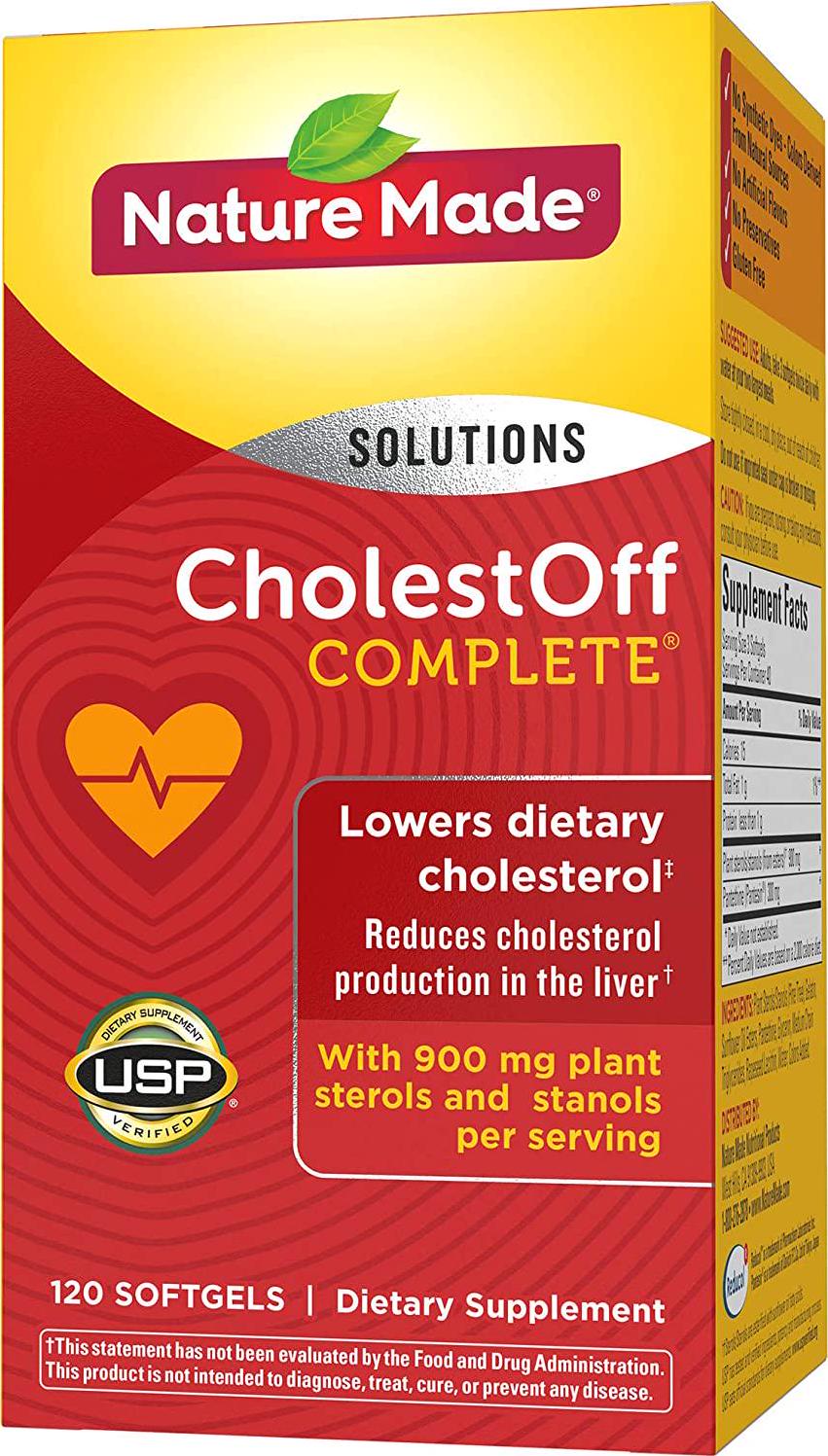 CholestOff Complete Softgels, 120 Count for Heart Health