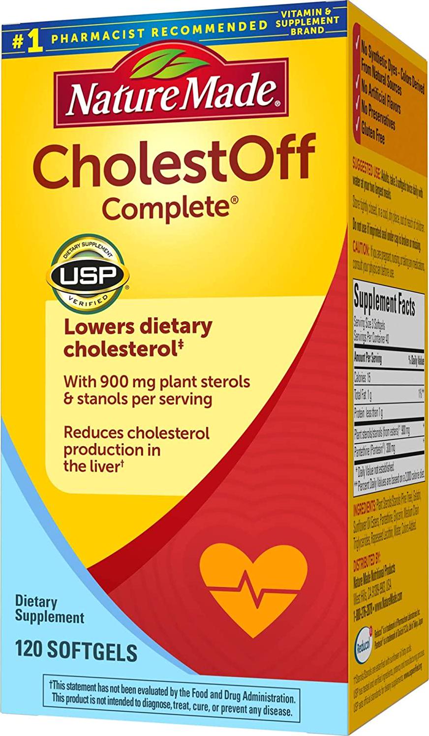 CholestOff Complete Softgels, 120 Count for Heart Health