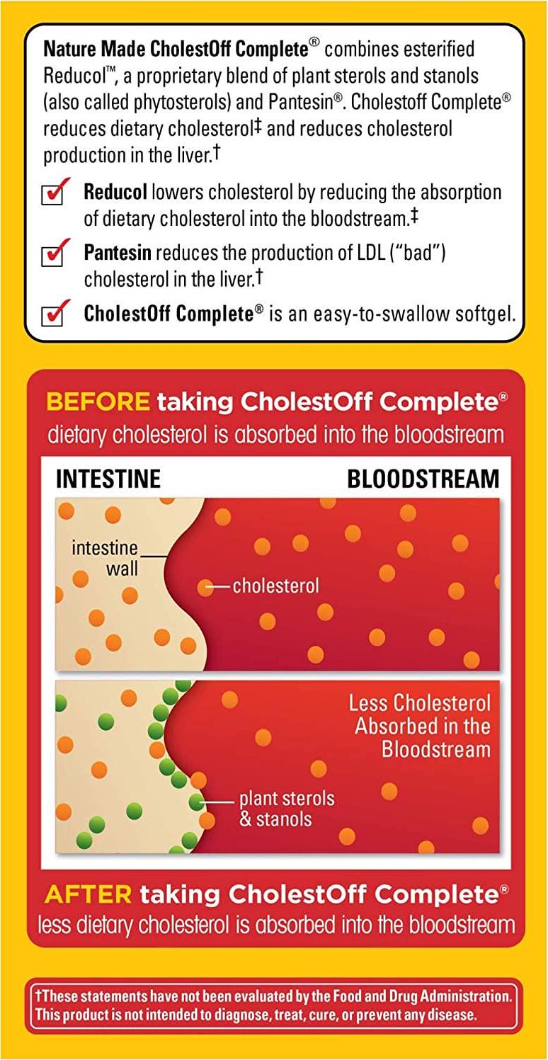 CholestOff Complete Softgels, 120 Count for Heart Health