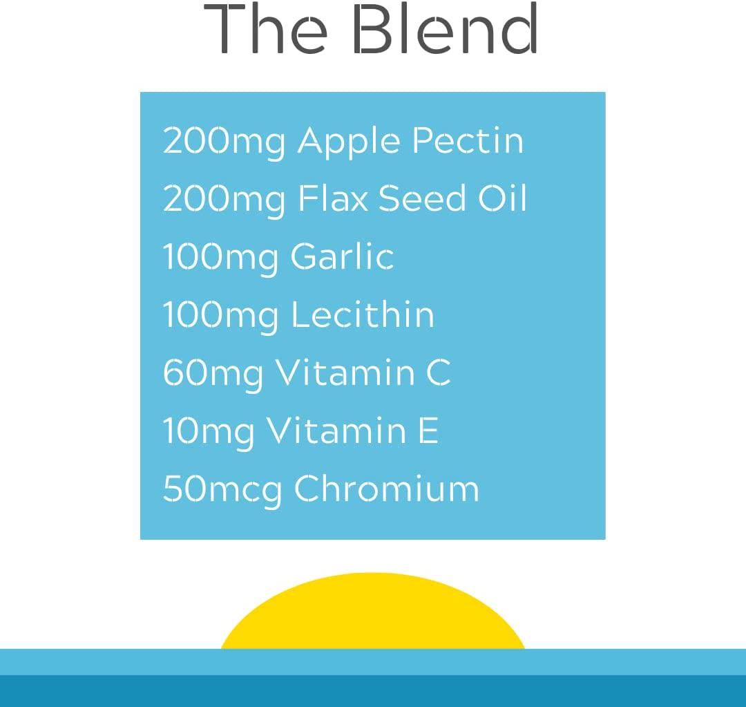 Cholestone - Organic Cholesterol Lowering Supplements for Cholestrol Control - Lecithin, Chromium, Flax Seed Oil, Garlic Extract and Apple Pectin - Contains Plant Sterols - 90 Tablets - Calivita