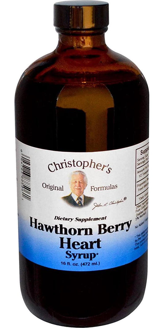 Christopher's Hawthorn Berry Heart Syrup - 16 Fl Oz