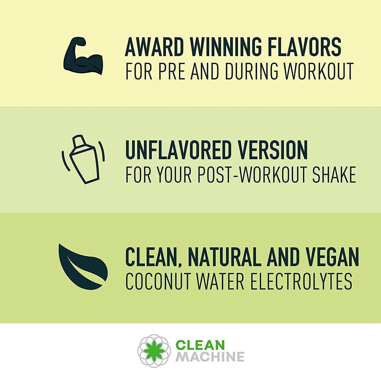 Clean BCAA - Natural Food Sourced Vegan BCAAs and Organic Coconut Water Electrolytes - Vegan Amino Acid Supplement - Fruit Punch - 216g