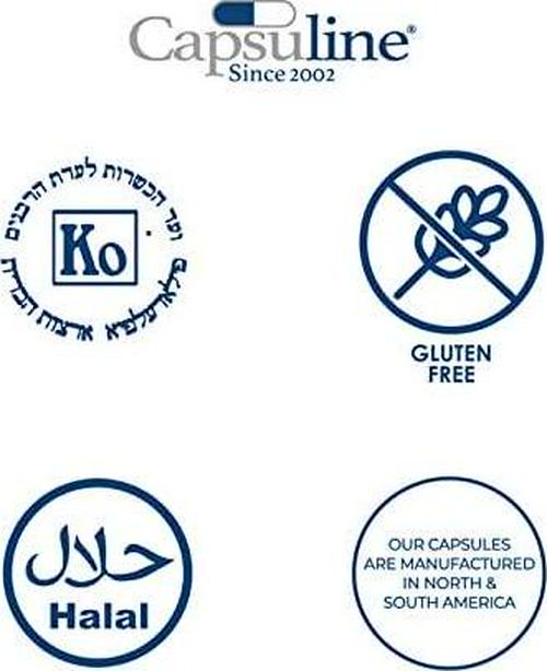 Clear Size 000 Empty Gelatin Capsules by Capsuline - 1000 Count