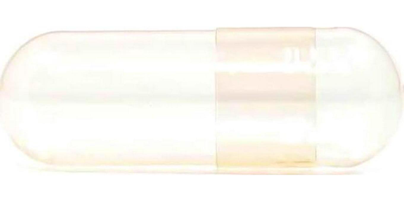 Clear Size 000 Empty Gelatin Capsules by Capsuline - 1000 Count