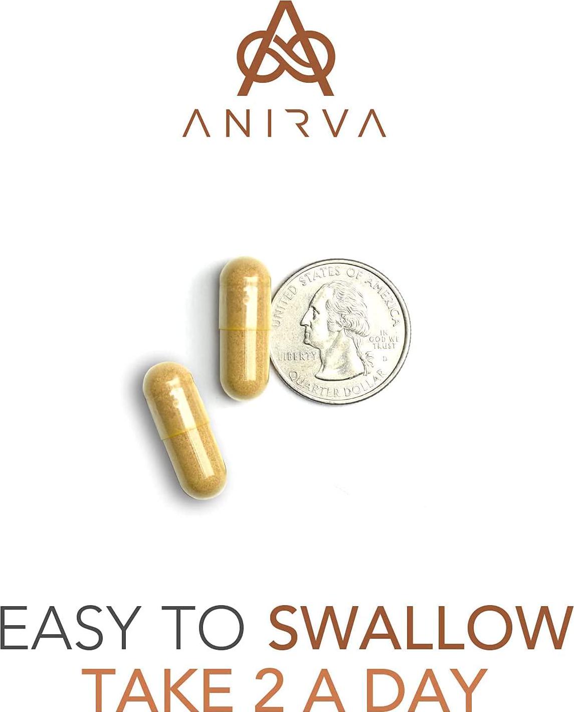 Clear Skin Supplement with Zinc for Adults, Formulated To Battle Hormonal Acne, Zinc Pills for Acne, Rosacea Skin Supplement, Zinc Supplements for Adult Acne - Anirva ClearDerm