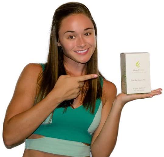 Clear Skin Vitamin Pack Acne Supplement by Innate Skin - 30 Day Supply of Acne Vitamins - Soy Free, Dairy Free Dietary Supplement - Zinc Picolinate Supplement