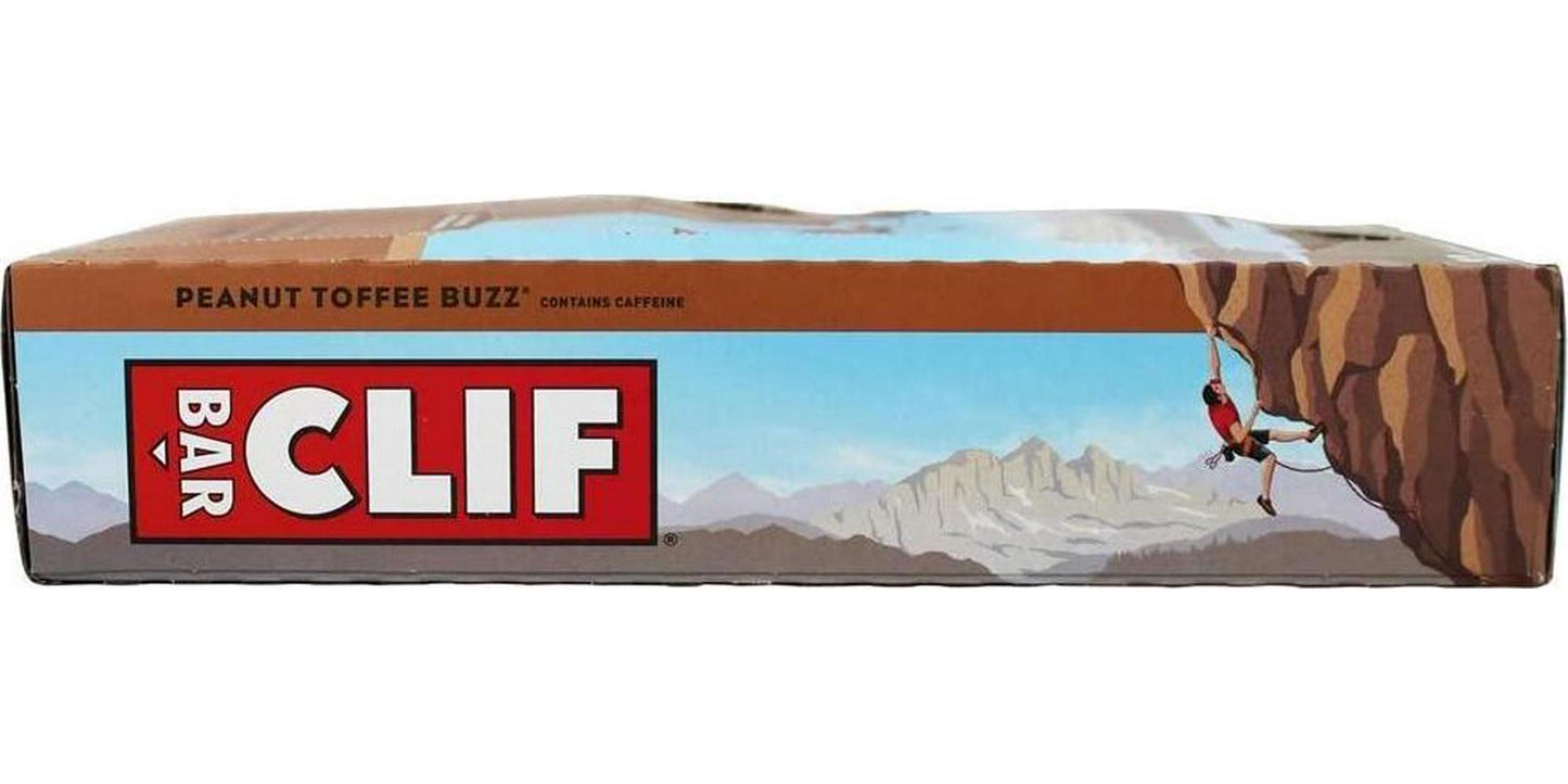 Clif, Bar Peanut Toffee Buzz, 2.4 Ounce, 12 Count