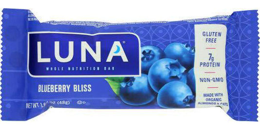 Cliff Bar Luna Bar, Og, Bluebry Bliss, 1.69-Ounce (Pack of 6)6