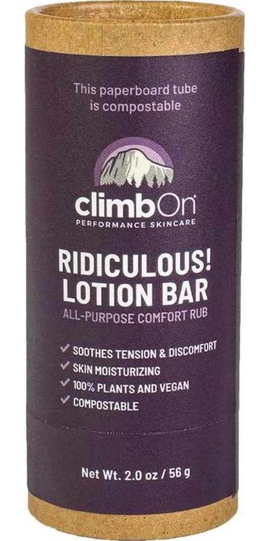ClimbOn Ridiculous! Solid Lotion Bar - Essential Oil Topical Pain Relief Cream, Non-GMO Plant-Based Balm