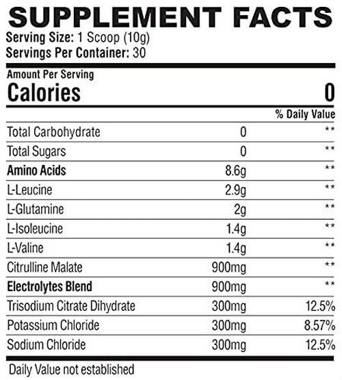 Climber Fix Send, Electrolytes and BCAAs 300 Grams (30 Servings) (Strawberry)