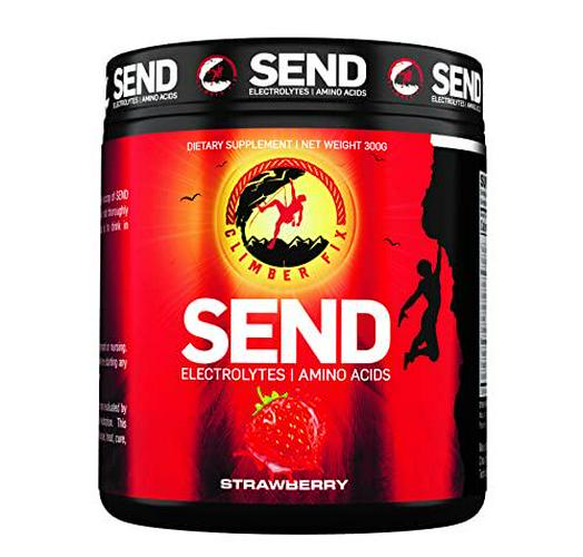 Climber Fix Send, Electrolytes and BCAAs 300 Grams (30 Servings) (Strawberry)