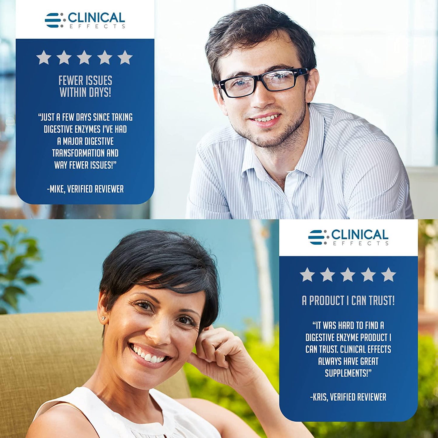 Clinical Effects Digestive Enzymes with Makzyme-Pro - Gut Health Enzyme and Probiotic Supplement to Support Digestion, Nutrient Absorption, Digestive Comfort - 60 Vegan Supplement Capsules - USA Made