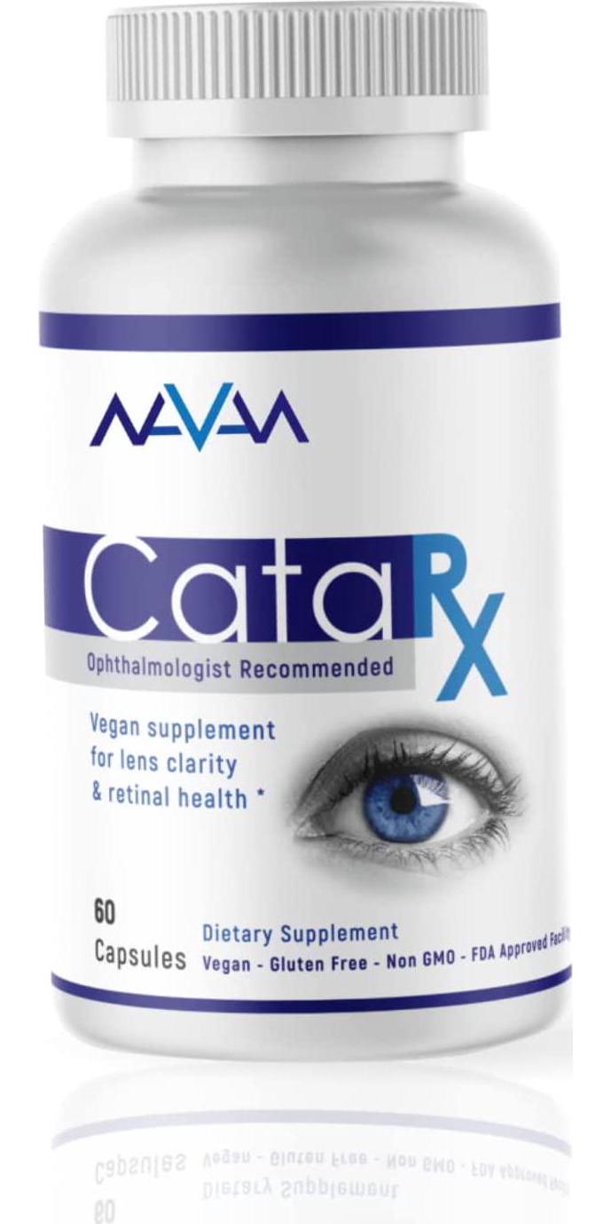 Clinical Experts CataRx Eye Vitamins Vegan Vision Supplements for Men and Women Non-GMO and Non-Gluten Vitamins for Eyes AREDS2 Based Vitamins for Lens Clarity and Retinal Function 60 Capsules