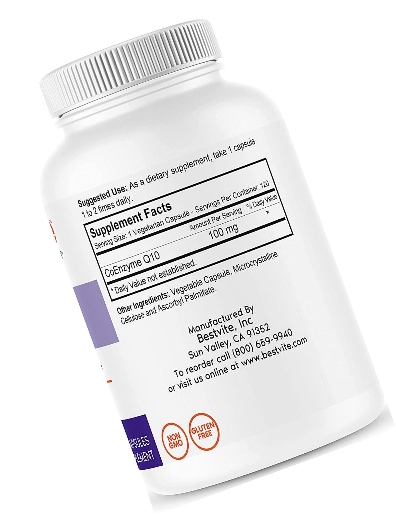 CoQ10 100mg (120 Vegetarian Capsules)