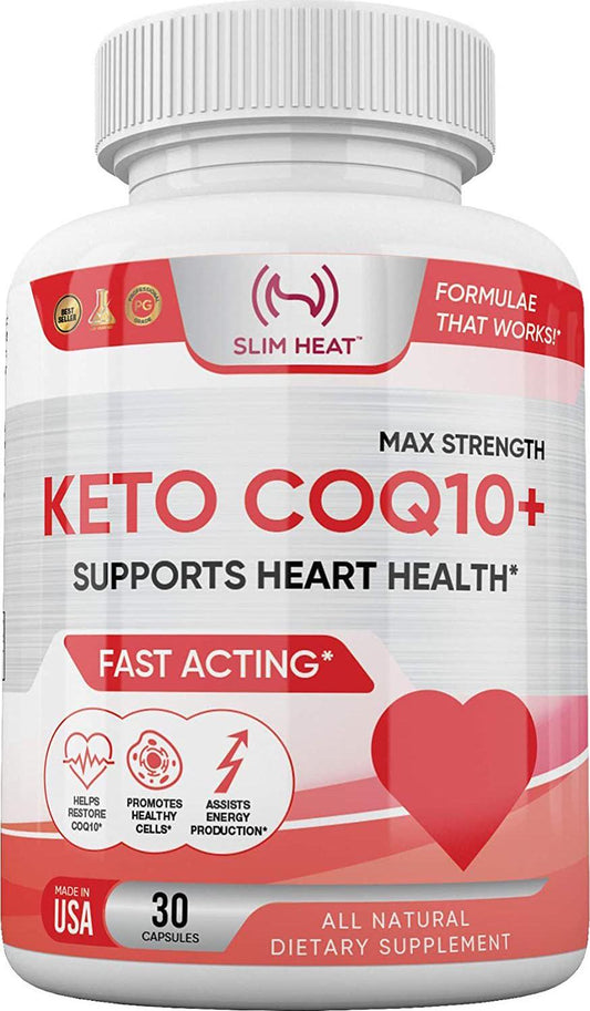 CoQ10 200mg - Fast Absorption Formula for Women and Men - Antioxidants for Heart Health - All Natural Coenzyme Q10 Supplement - Non GMO, Made in USA - 30 Day Supply