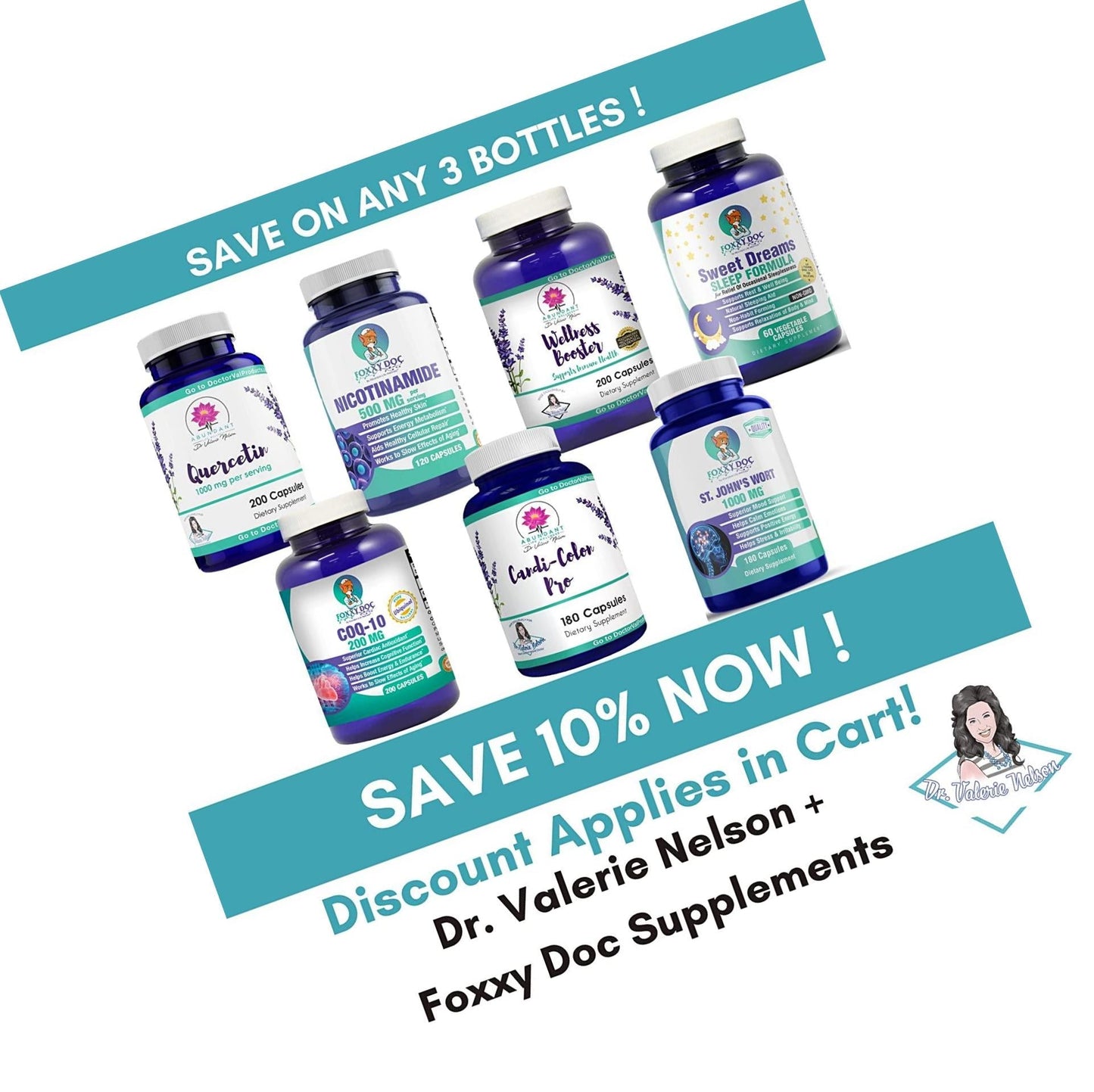 CoQ10 - Co-Enzyme Q10-400 mg - 200 Caps - Pure and High Absorption - Vegetable Capsules - Non-GMO - 100 Day Supply Heart and Cellular Energy by Foxxy Doc