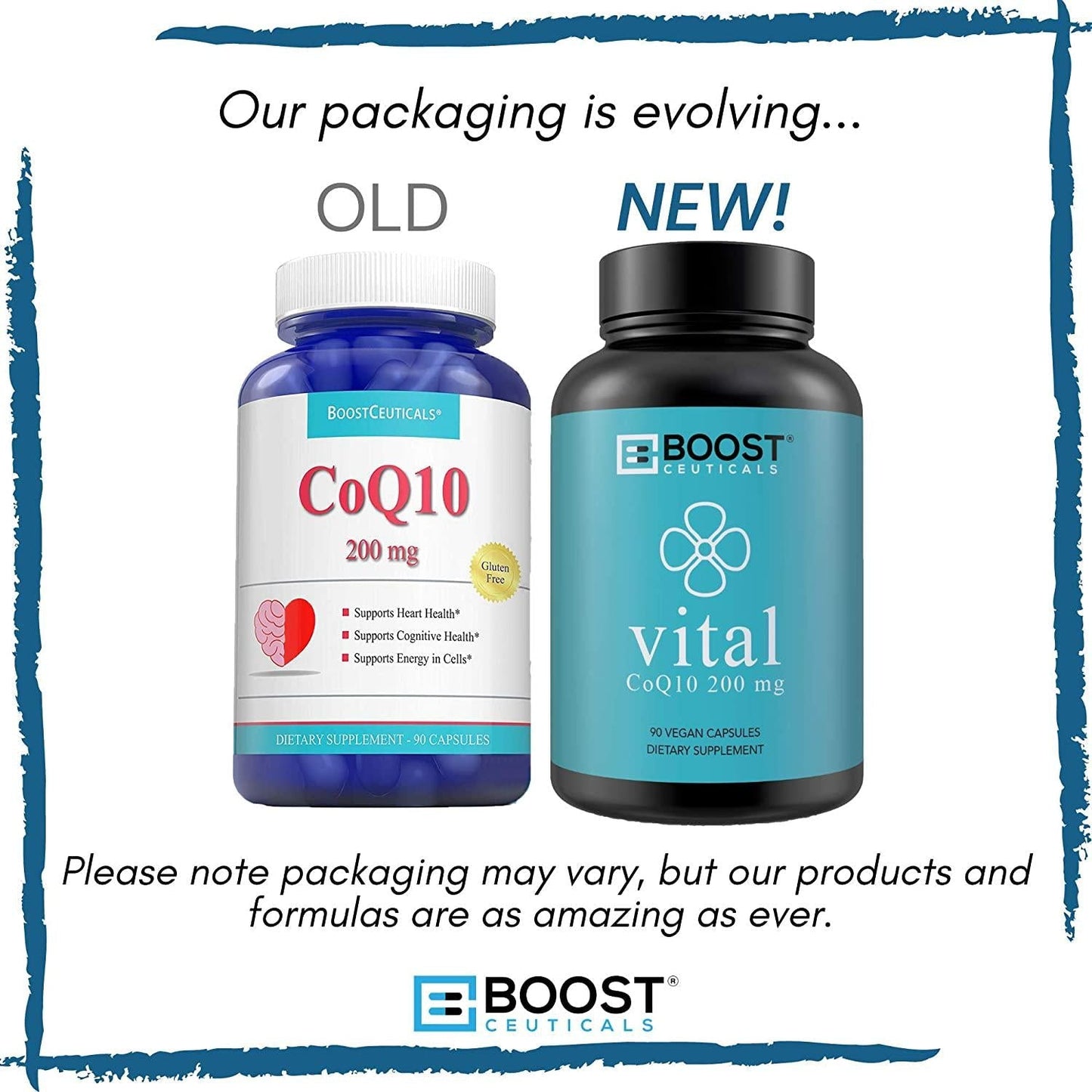 CoQ10 with Bioperine - High Absorption CoQ10 200 mg 90 Capsules - Vegan - Non-GMO - Gluten Free - No Additives Coenzyme Q10 - Superior Heart Health Co Q 10 Supplement by BoostCeuticals
