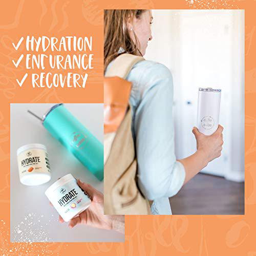 Coffee Over Cardio Hydrate Salted Caramel (30 Servings) - Hydration Supplement, Electrolyte Powder, Sugar Free, Keto Friendly, with Pink Himalayan Salt and CocOganic Coconut Water - Add to Coffee