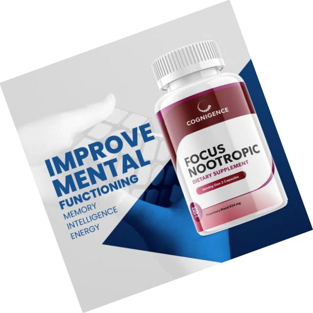 Cognigence Focus Nootropic Memory Booster Pills (1 Pack)