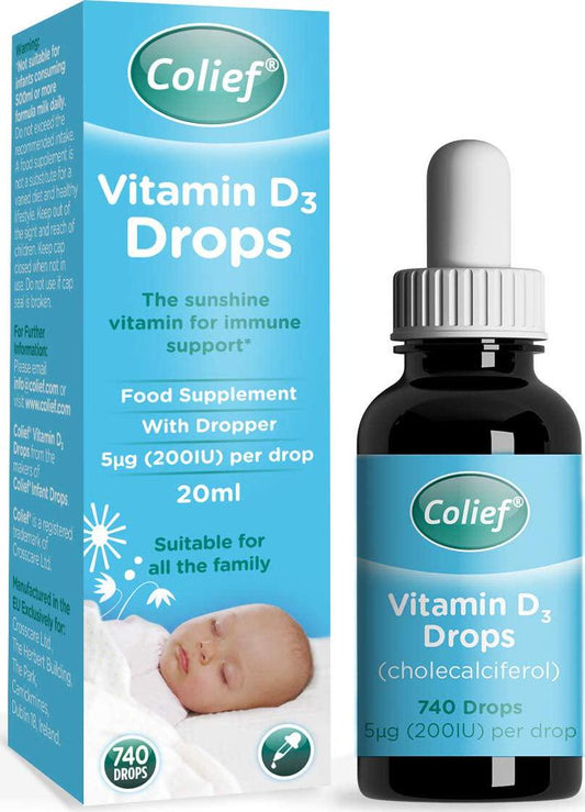Colief 20 ml Vitamin D3 Drops for Mum and Baby