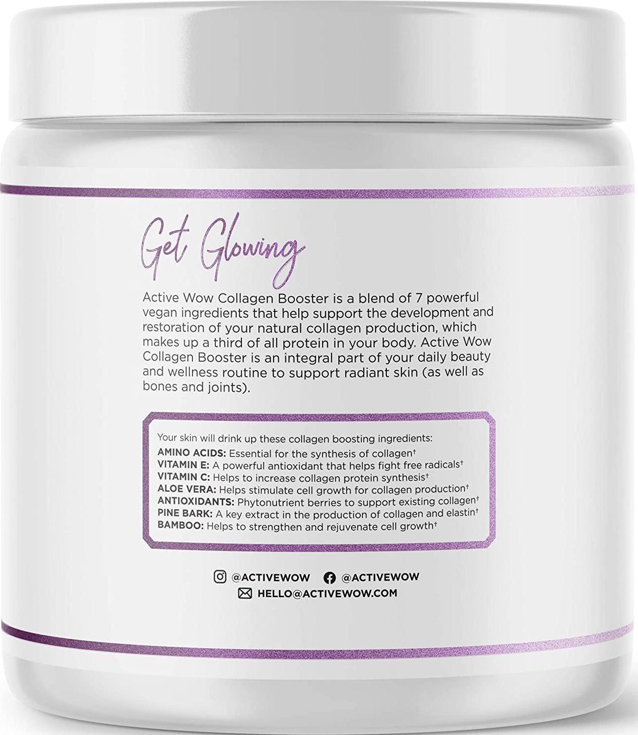 Collagen Booster Drinkable Skincare with Plant Based Formula - Supports Healthy Glowing Skin