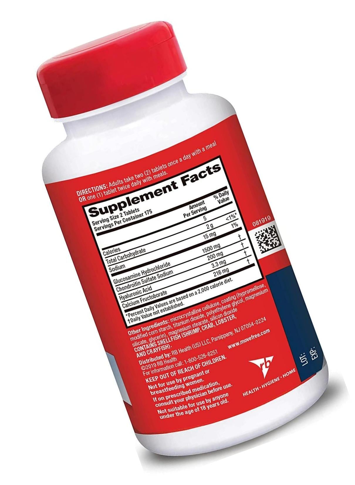 Collagen Peptides Powder, Move Free Hydrolyzed Collagen Powder for Women and Men, Supports Joint, Bone and Immune Health and Vibrant Skin* with FruiteX-B, Biotin and Vitamin C, Unflavored (27 Servings)