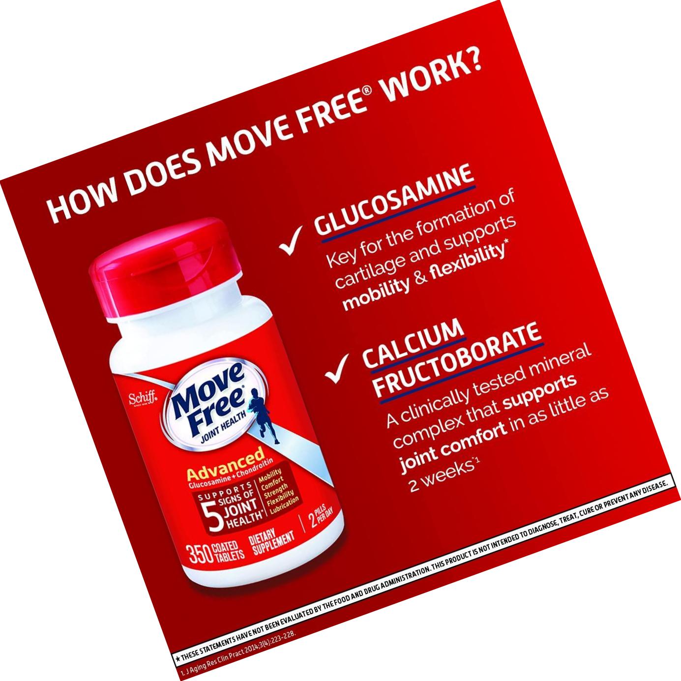 Collagen Peptides Powder, Move Free Hydrolyzed Collagen Powder for Women and Men, Supports Joint, Bone and Immune Health and Vibrant Skin* with FruiteX-B, Biotin and Vitamin C, Unflavored (27 Servings)