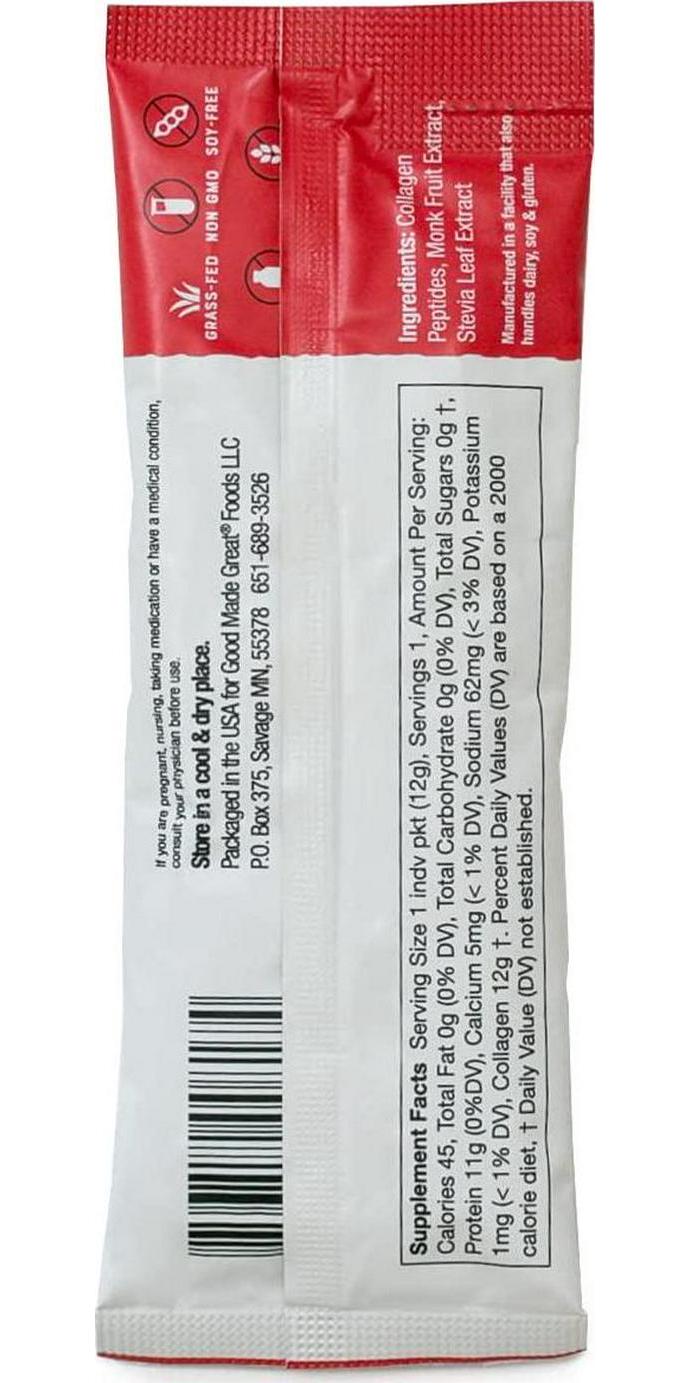 Collagen Protein Coffee Mix-in (12g) Grass-Fed Pure Protein - Keto and Paleo Friendly - NO Dairy, Whey, or Soy - Naturally Sweetened- Sugar-Free - 6 Pack