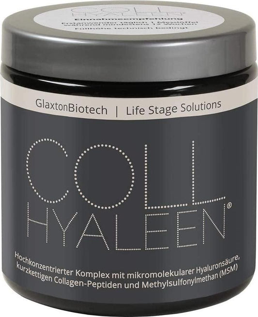 Collhyaleen Joint Health Supplement with Vegan Hyaluronic Acid MSM Methylsulfonylmethane Collagen Highly Dosed I Joint Support Powder MSM Hyaluronic-Acid Collagen Peptides I 180g Joint Supplement