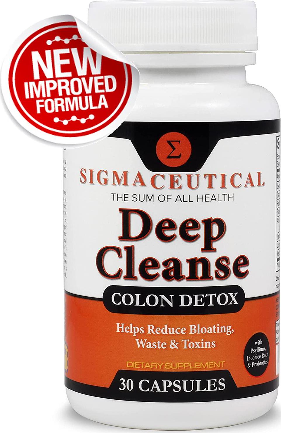 Colon Cleanse - Detox Cleanse - Bowel Cleanse and Laxative - Weight Loss and Increased Energy - Colon Cleanser - 30 Capsules