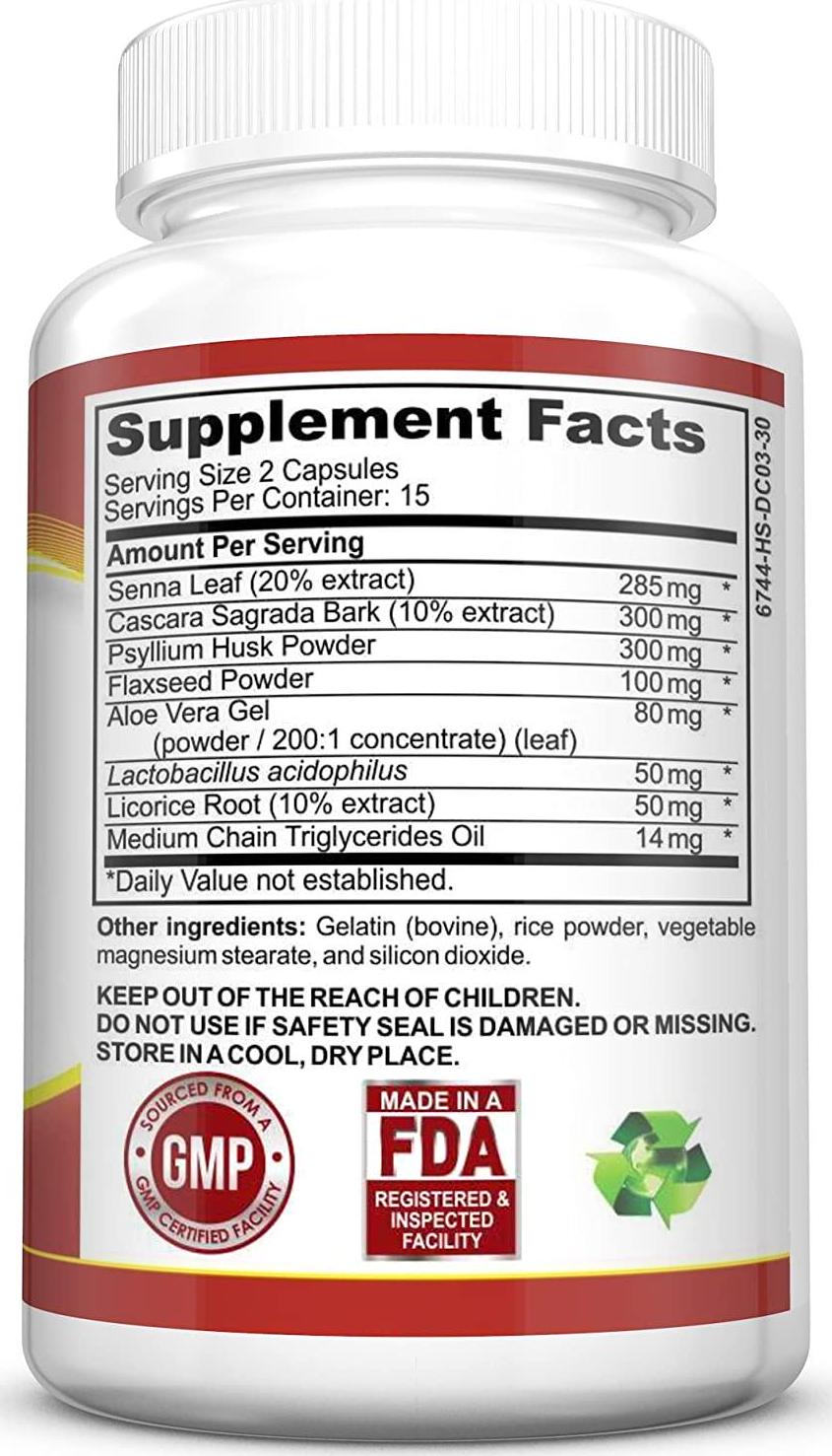 Colon Cleanse Detox for Weight Loss - Natural 15-Day Colon Cleansing Body Detox - Supports Healthy Bowel Movements - Increases Energy and Alleviates Bloating - Probiotic for Constipation Relief