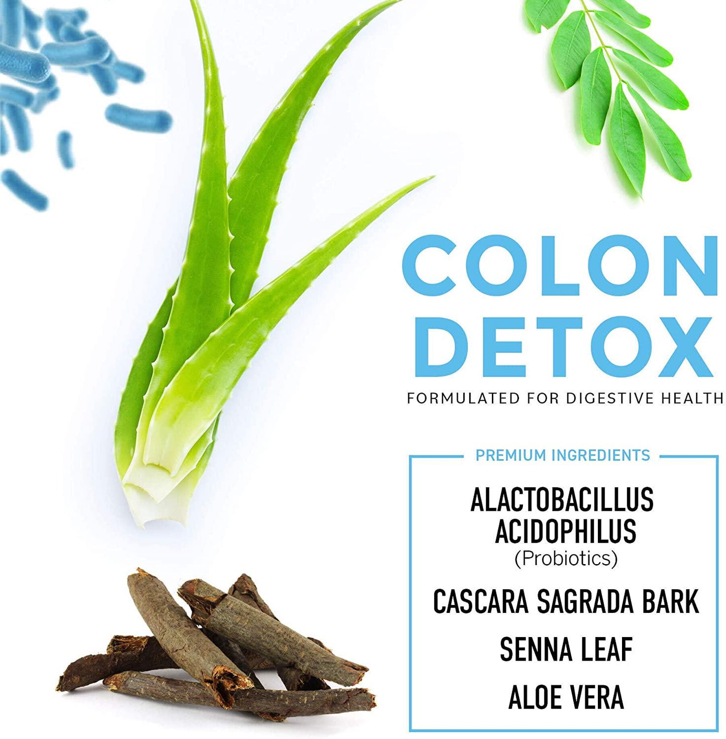 Colon Cleanse and Detox. 14 Day Fast Acting Natural, Supports Healthy Bowel Movements