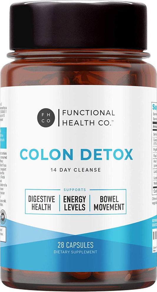 Colon Cleanse and Detox. 14 Day Fast Acting Natural, Supports Healthy Bowel Movements