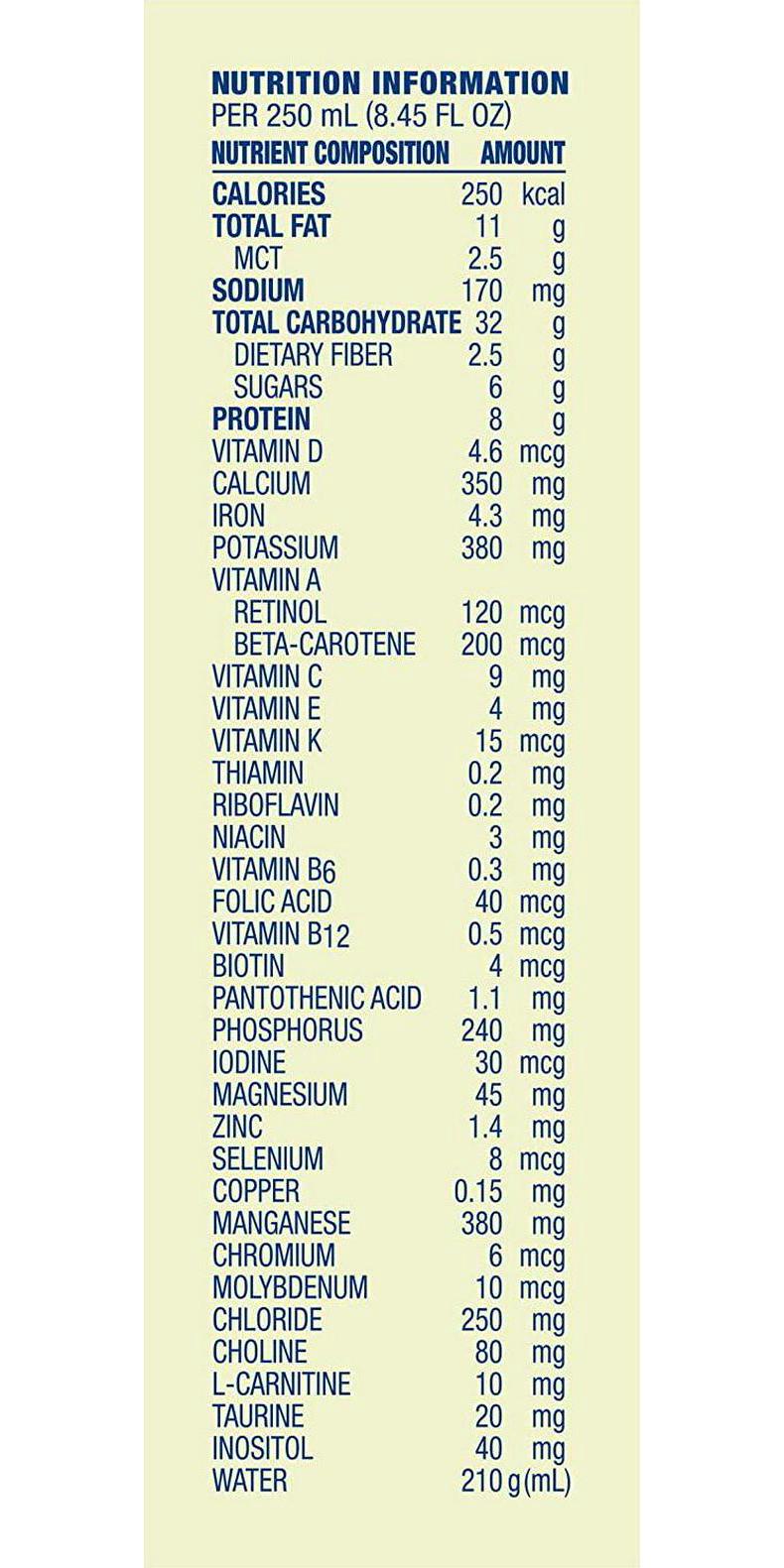 Compleat Pediatric Standard 1.0 Plant-Based Tube Feeding Formula, No Artifical Flavors, Colors or Sweeteners, Vanilla 24 x 8.45 fl oz Carton