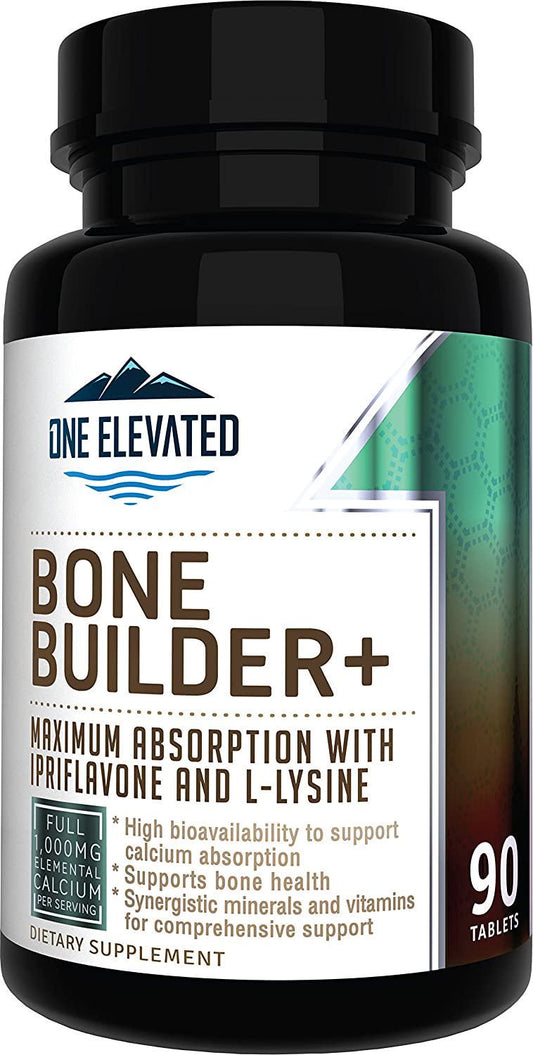 Comprehensive Bone Builder Calcium Supplement. Formulated with Highest Grade Calcium -Carbonate/Hydroxyapatite/Citrate, Magnesium, Zinc, D3. Works in Sync for Optimum Bone Health and Bone Strength.