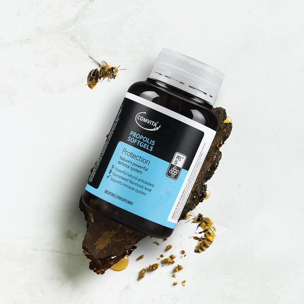 Comvita Propolis Soft Gel Capsules PFL 15, 365ct I Natural Immune Support