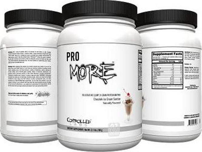 Controlled Labs PROmore Protein Powder (27 Servings) - 24g Protein Per Scoop - Premium Smooth-Drink Formula (Chocolate Ice Cream Sundae)