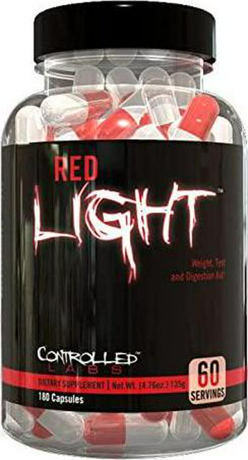 Controlled Labs, Red Light, Weight, Test and Digestion Aid, 60 Servings
